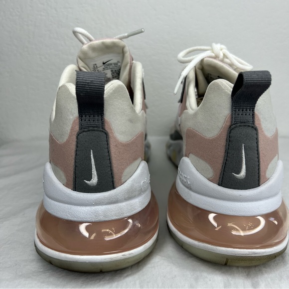 Nike Air Max 270 React Plum Chalk Stone Mauve 9.5 - Picture 8 of 11